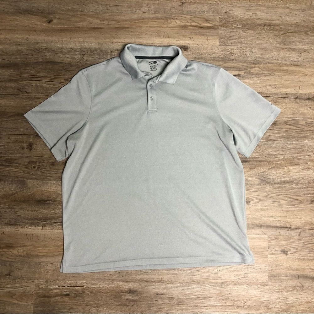 Mens Champion Duo Dry Gray Polo Size XXL TTG